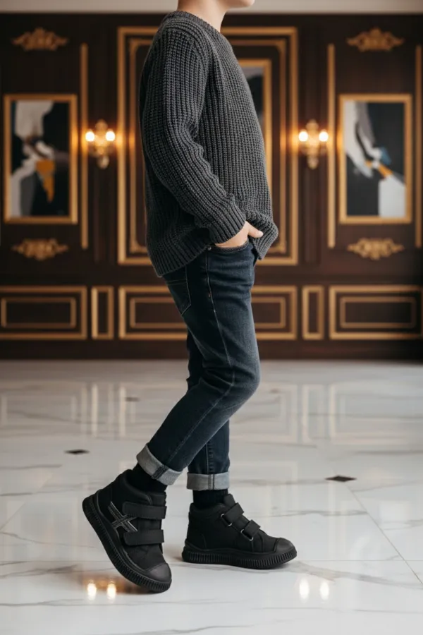 Muggo NEMO, Botte Mixte Enfant à Double Velcro