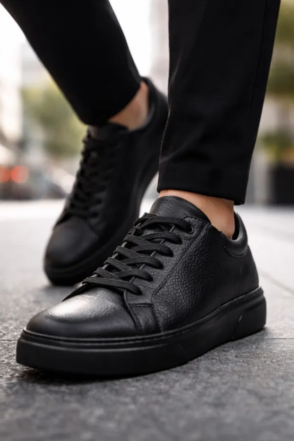 Muggo GAGE Hakiki Deri Bağcıklı Erkek Günlük Sneaker Spor Ayakkabı