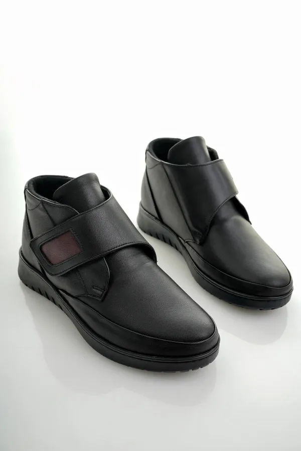 Bottes pour femmes Muggo en cuir véritable avec semelle orthopédique et éperon du talon, garanties médicalement