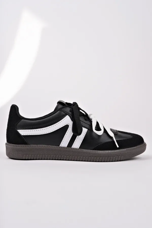 Muggo RETRO Çift Bağcıklı Günlük Kadın Sneaker Spor Ayakkabı