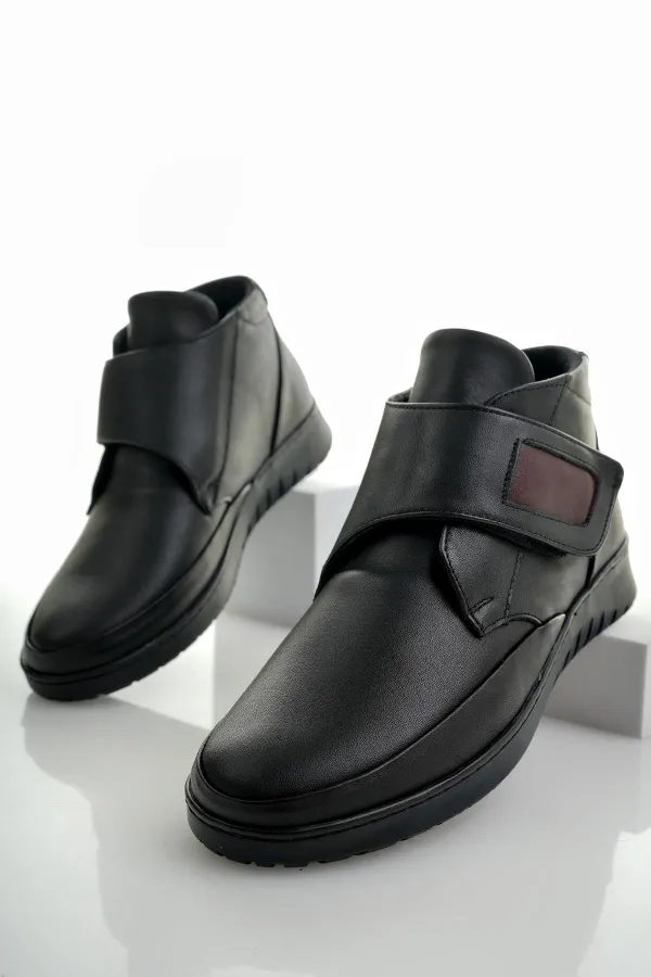 Bottes pour femmes Muggo en cuir véritable avec semelle orthopédique et éperon du talon, garanties médicalement