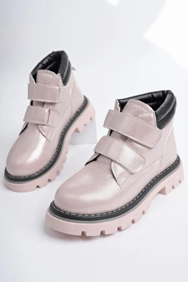 Bottes Muggo GADGET pour enfants, unisexes, confortables et résistantes au froid, avec fermeture velcro.