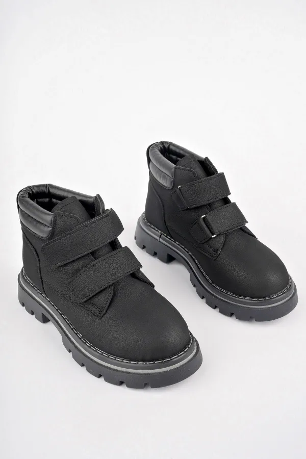 Bottes Muggo GADGET pour enfants, unisexes, confortables et résistantes au froid, avec fermeture velcro.