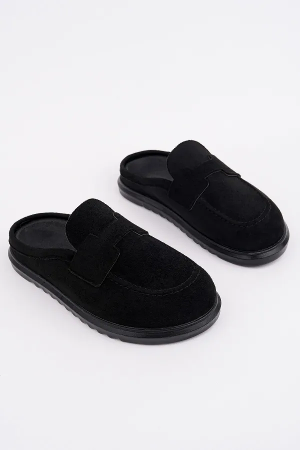 Mocassins Muggo Vintage en cuir suédé, décontractés et confortables, à bout fermé, pour femmes.