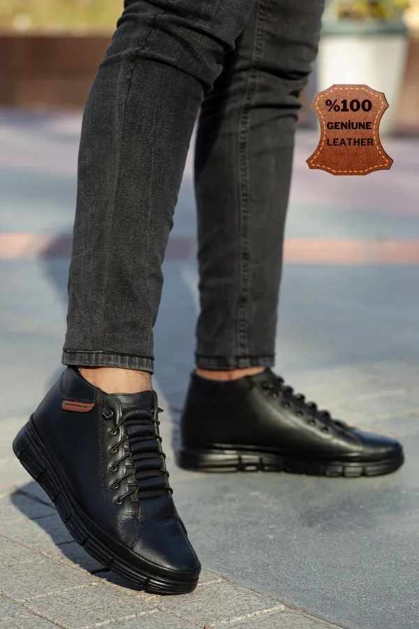 Muggo COSTA Guaranteed Men's Genuine Leather Boots