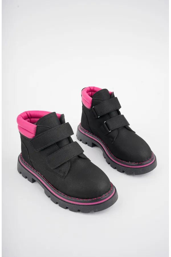 Bottes Muggo GADGET pour enfants, unisexes, confortables et résistantes au froid, avec fermeture velcro.