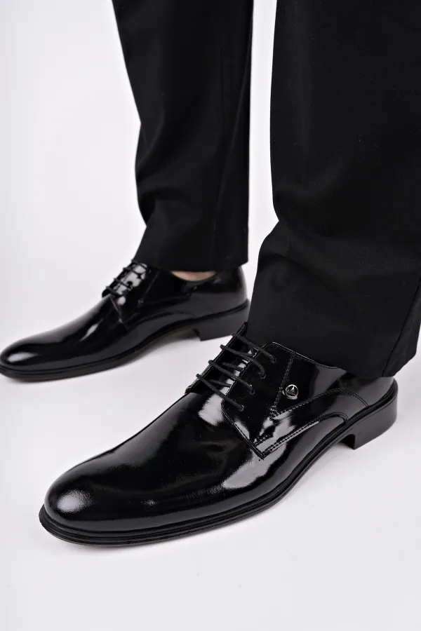 Chaussures classiques pour hommes Muggo H043 en cuir véritable