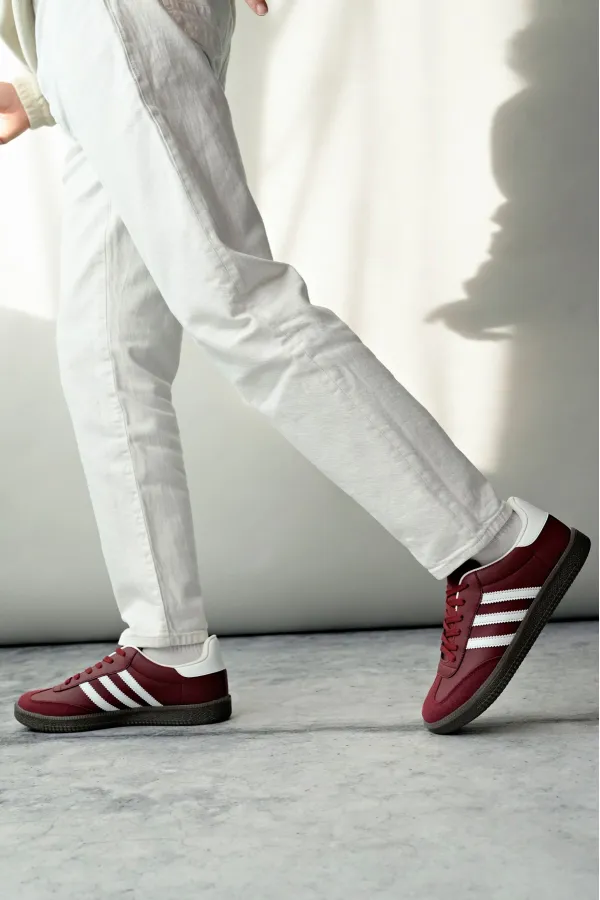 Muggo JABBAR Unisex Ortopedik Günlük Garantili Bağcıklı Yürüyüş Koşu Sneaker Spor Ayakkabı