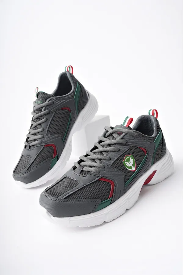 Amed Spor BRAİN Unisex Ortopedik Günlük Bağcıklı Sneaker Spor Ayakkabı
