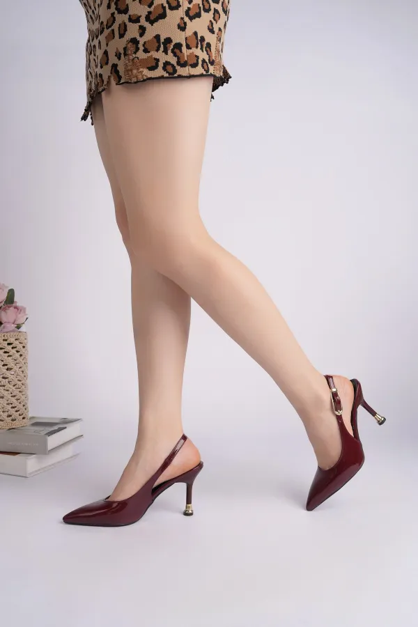 Escarpins à bout pointu et dos ouvert pour femmes Muggo CHIC