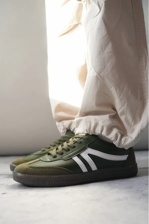 Muggo GARCİA Garantili Unisex Ortopedik Günlük Bağcıklı Yürüyüş Koşu Sneaker Spor Ayakkabı