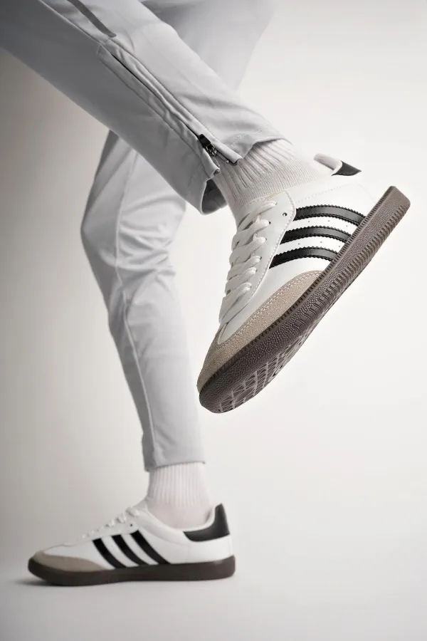 Muggo JABBAR Unisex Ortopedik Günlük Garantili Bağcıklı Yürüyüş Koşu Sneaker Spor Ayakkabı