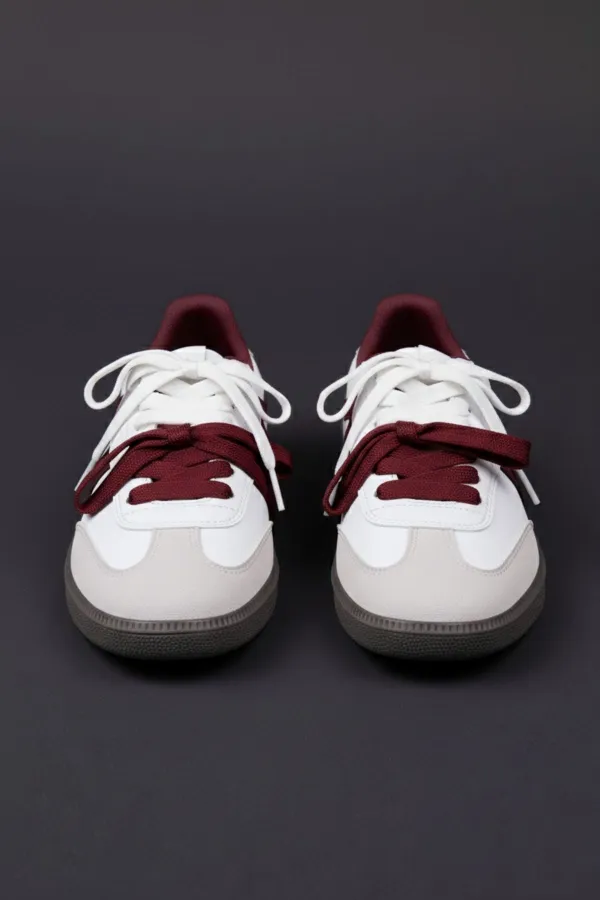 Muggo ETRO Çift Bağcıklı Günlük Kadın Sneaker Spor Ayakkabı