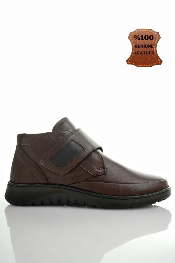 Bottes pour femmes Muggo en cuir véritable avec semelle orthopédique et éperon du talon, garanties médicalement