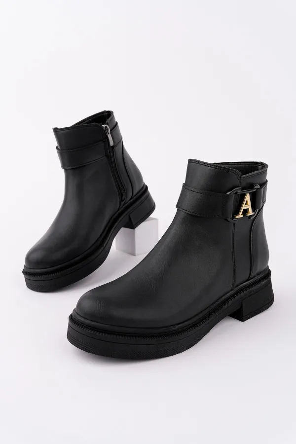 Bottes zippées pour femmes Muggo VENTOZA avec détail de ceinture et de boucle