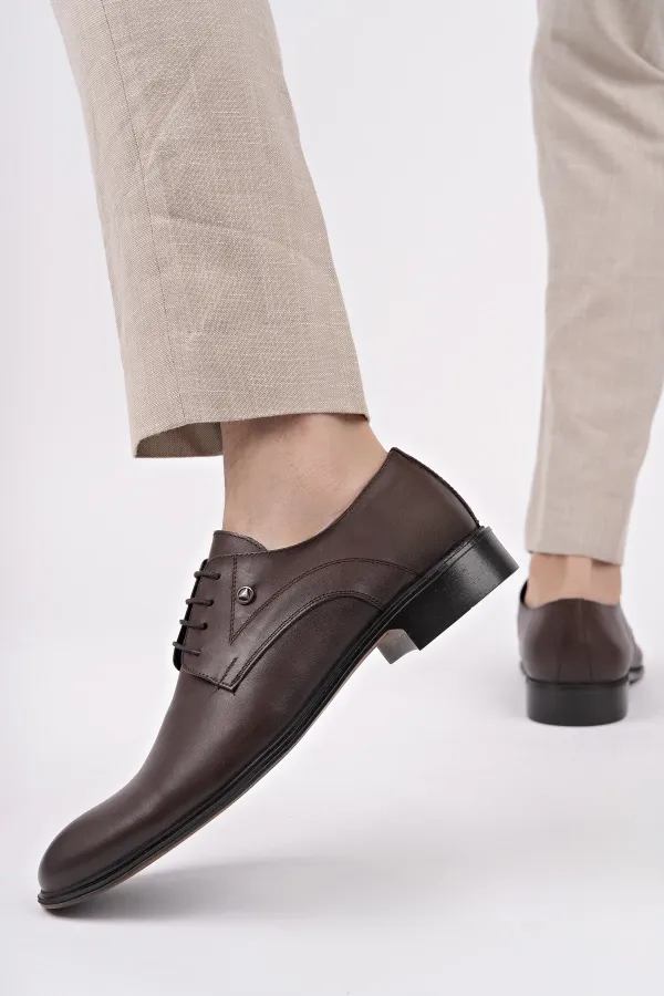 Chaussures classiques pour hommes Muggo H043 en cuir véritable