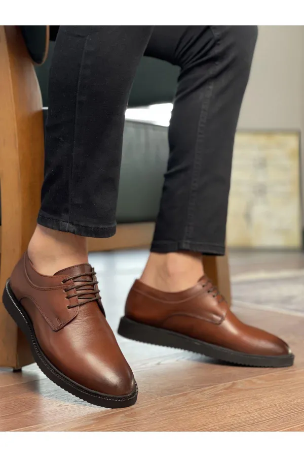 Chaussures décontractées classiques en cuir véritable pour hommes Muggo Marcel, garanties.