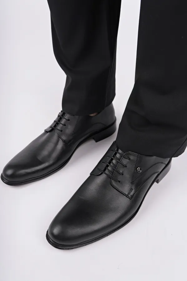 Chaussures classiques pour hommes Muggo H043 en cuir véritable