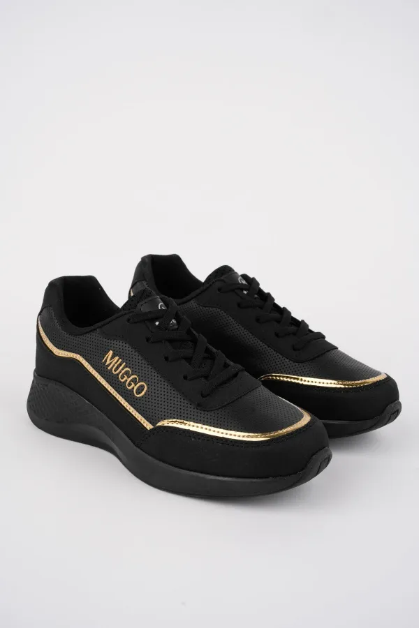 Chaussures de sport orthopédiques décontractées à lacets pour femmes Muggo Happy Guaranteed, élégantes et confortables