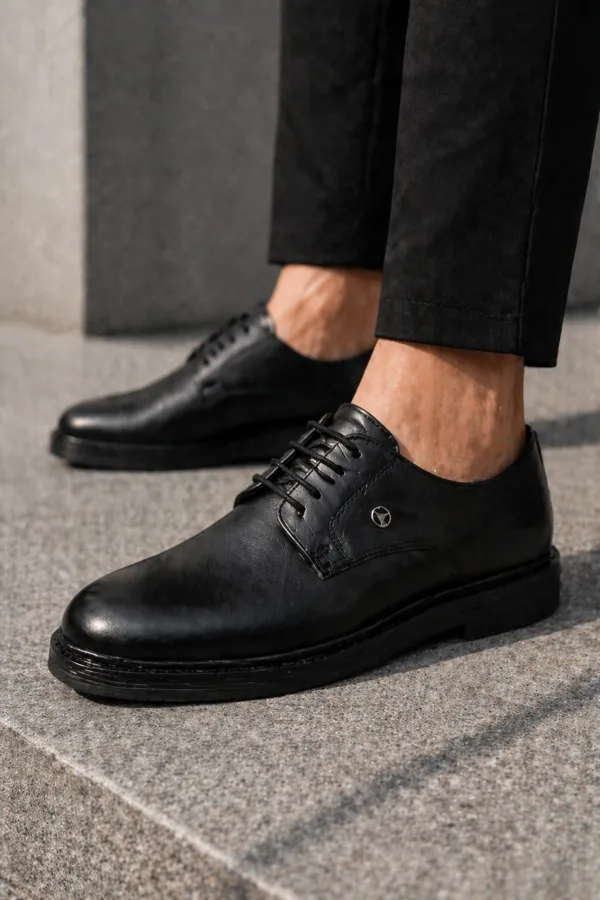 Chaussures décontractées classiques pour hommes Muggo EDWIN à lacets et semelle confortable