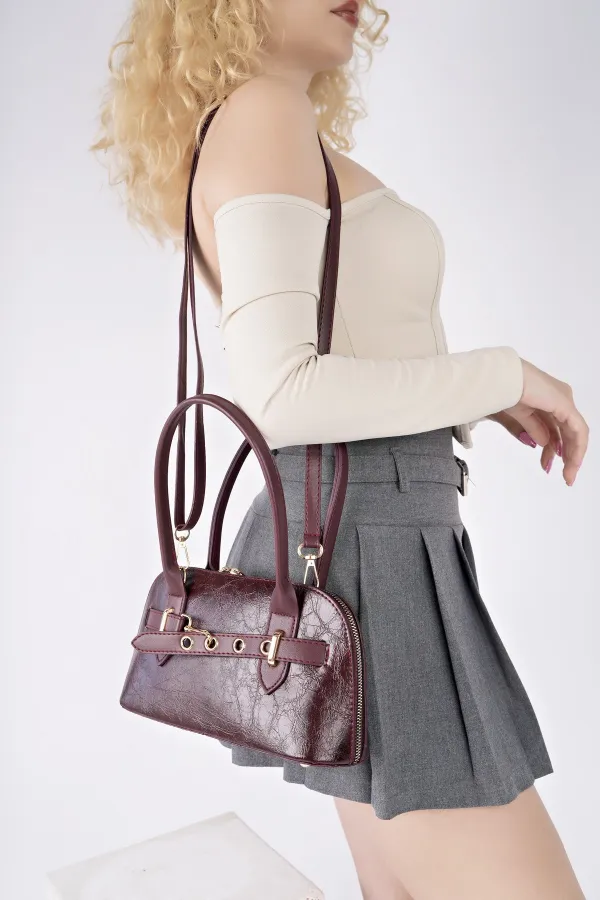 Sac à main et bandoulière Muggo GLOW pour femme avec détail ceinture