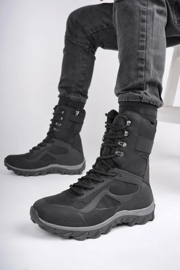 Muggo LOVAX Guaranteed Tactical Military Zipper and Lace-up Desert Boot