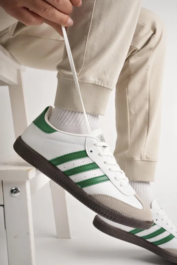 Muggo JABBAR Unisex Ortopedik Günlük Garantili Bağcıklı Yürüyüş Koşu Sneaker Spor Ayakkabı