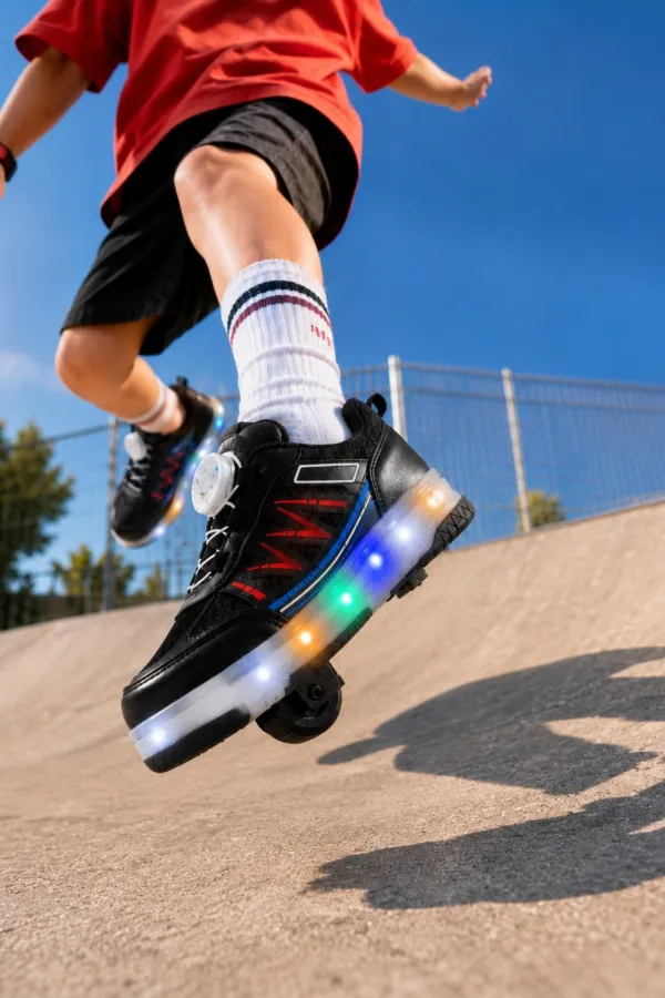 Muggo SKY Kids Light-Up Roller Skate Sneaker Sports Shoes Muggo SKY Kids Light-Up Roller Skate Sneaker Sports Shoes