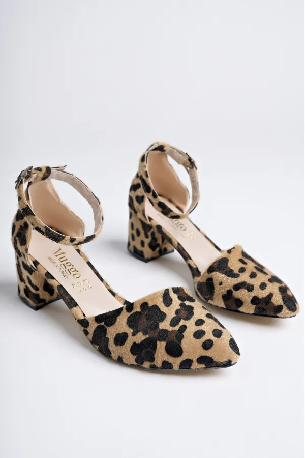 Muggo W708 Chaussures à talons hauts élégantes et confortables pour femmes, style classique décontracté garanti