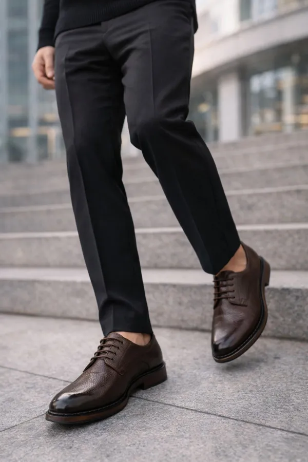 Muggo MATHEW Genuine Leather Lace-up Men's Classic Casual Shoes Muggo MATHEW Genuine Leather Lace-up Men's Classic Casual Shoes