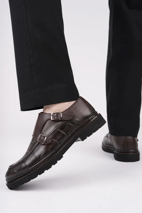 Chaussures orthopédiques décontractées pour hommes Muggo DIEGO Classic en cuir véritable