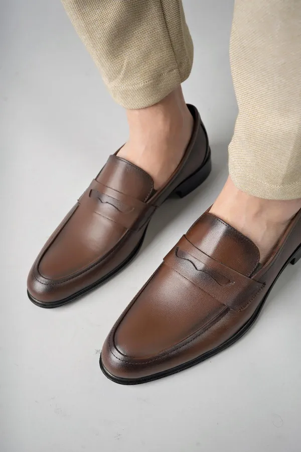 Muggo H0140 Chaussures décontractées classiques pour hommes en cuir véritable, garanties