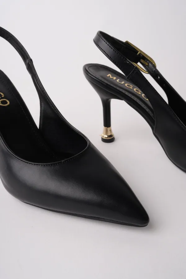 Escarpins à bout pointu et dos ouvert pour femmes Muggo CHIC