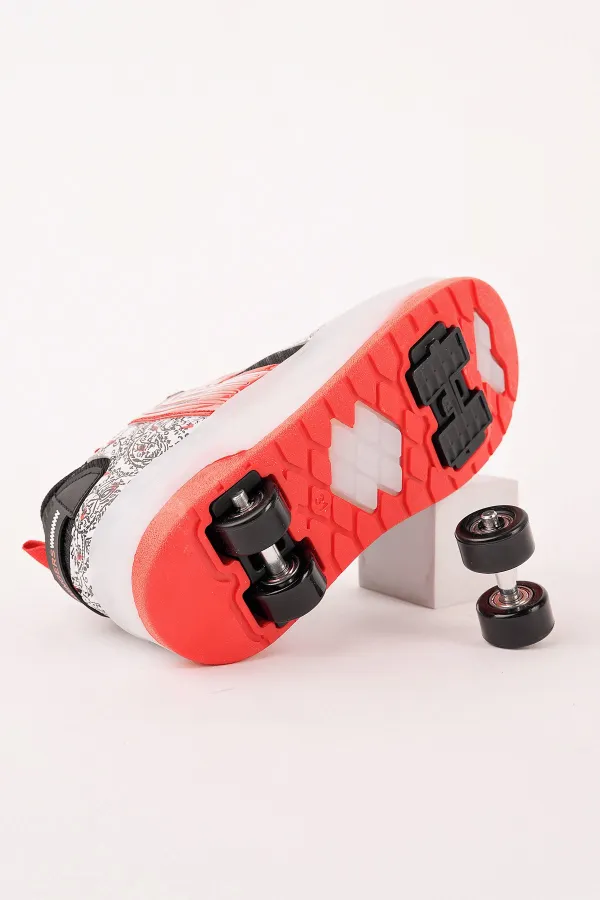Muggo FLOW Kids Light-Up Roller Skate Sneaker Sports Shoes Muggo FLOW Kids Light-Up Roller Skate Sneaker Sports Shoes