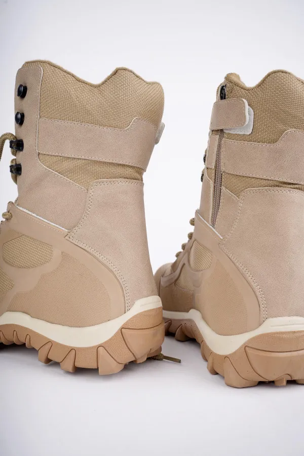 Muggo LOVAX Guaranteed Tactical Military Zipper and Lace-up Desert Boot