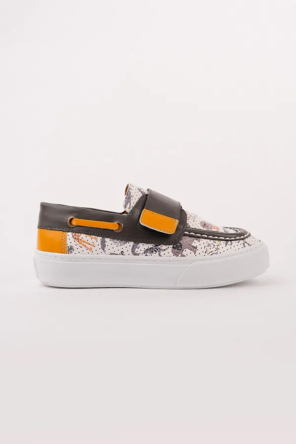 Chaussures de sport décontractées pour enfants Muggo RABIDS à motifs velcro