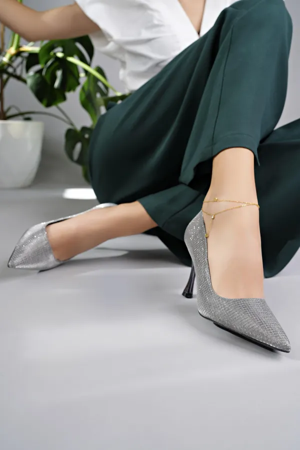 Muggo YOWEL Guaranteed Pointed Toe Women's Stiletto Heel Shoes