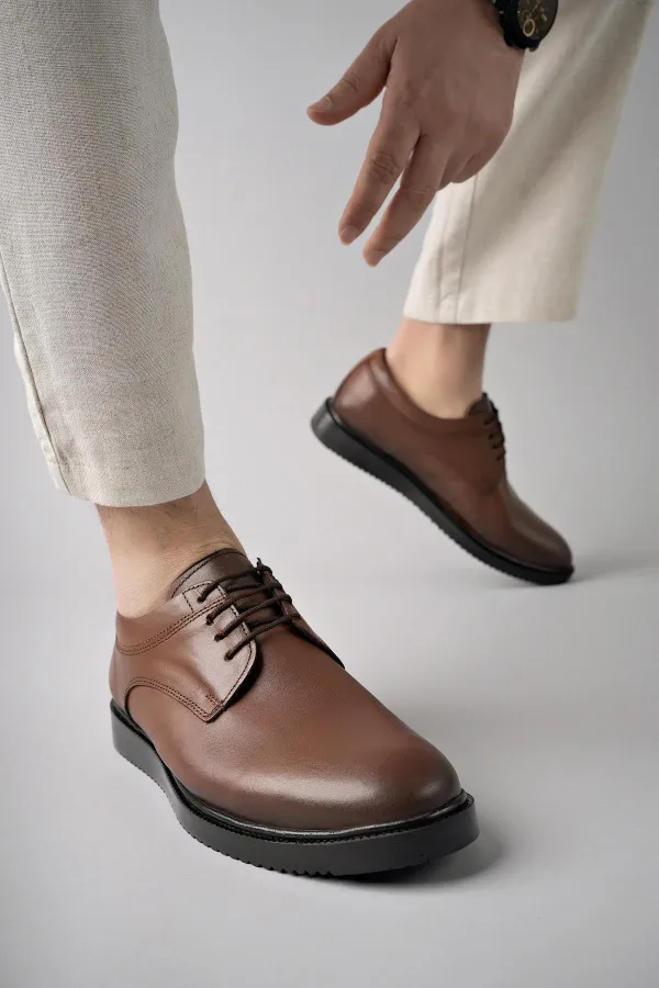 Chaussures décontractées classiques en cuir véritable pour hommes Muggo Mendy, garanties