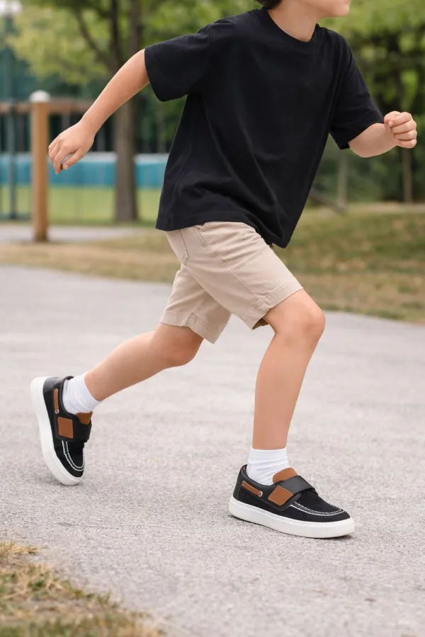 Chaussures de sport décontractées pour enfants Muggo RABIDS à motifs velcro