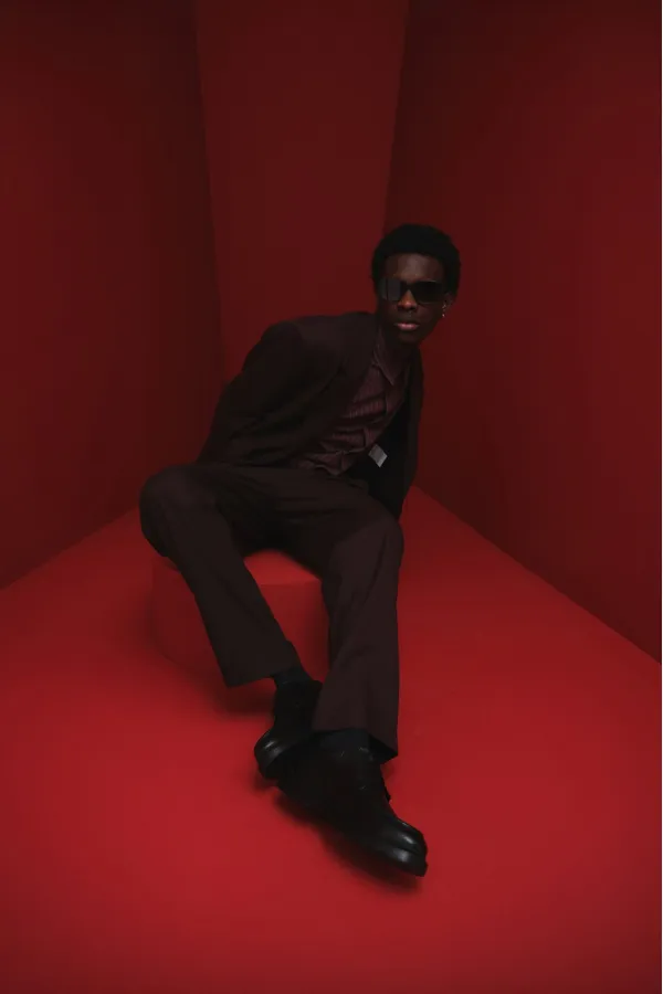 Muggo NORMAN Chaussures pour hommes classiques et confortables en cuir véritable, semelle orthopédique épaisse, idéales au quotidien