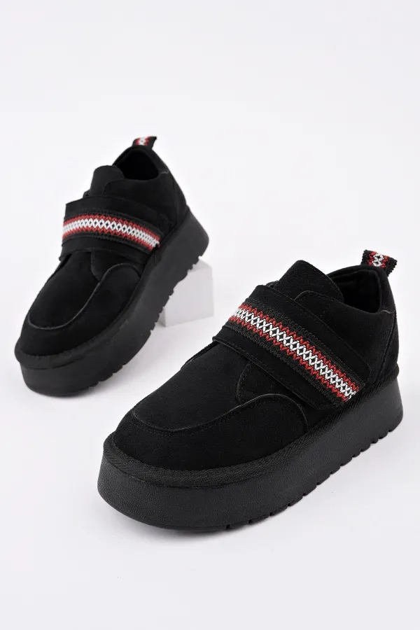 Bottes d'hiver miniatures pour enfants Muggo DAPHNE à semelle épaisse et scratch