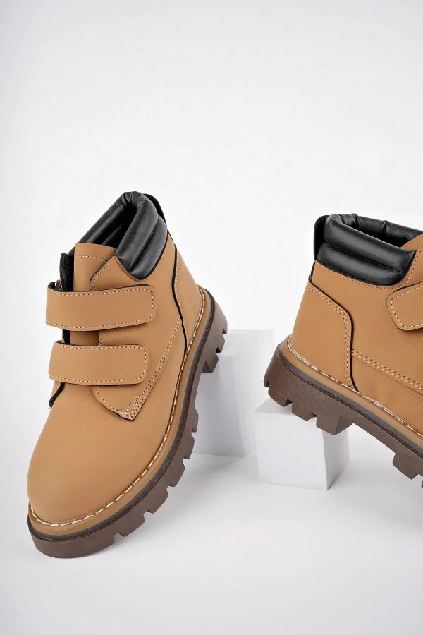 Bottes Muggo GADGET pour enfants, unisexes, confortables et résistantes au froid, avec fermeture velcro.