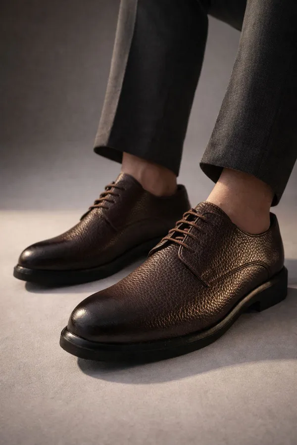 Muggo DANIEL Genuine Leather Lace-up Men's Classic Casual Shoes Muggo DANIEL Genuine Leather Lace-up Men's Classic Casual Shoes