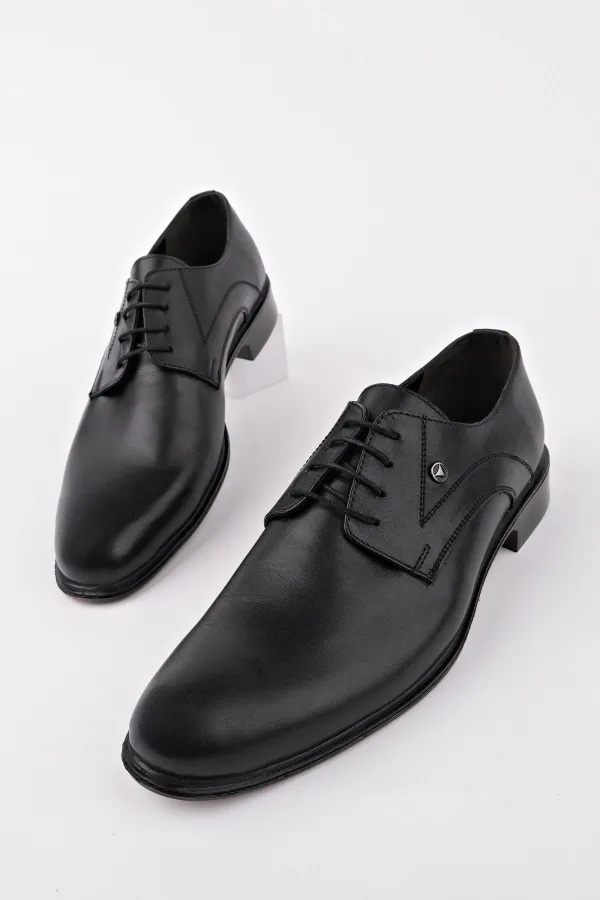 Chaussures classiques pour hommes Muggo H043 en cuir véritable