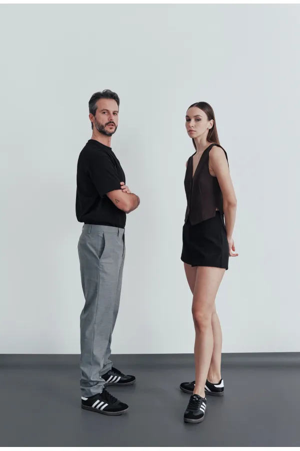 Muggo JABBAR Unisex Ortopedik Günlük Garantili Bağcıklı Yürüyüş Koşu Sneaker Spor Ayakkabı