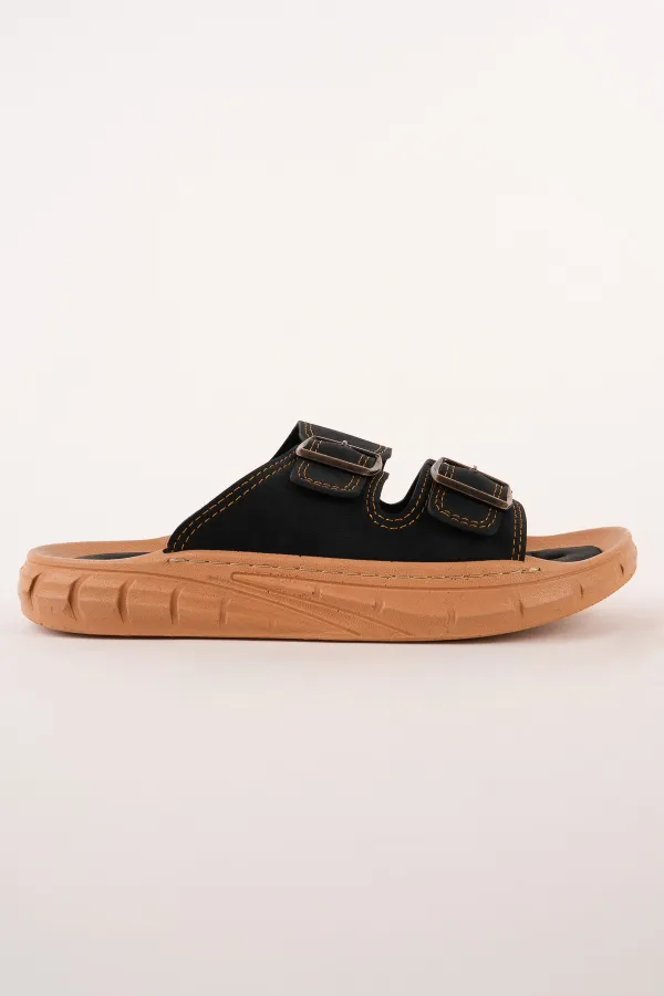 Muggo AUGUSTA Ayarlanabilir Çift Tokalı Günlük Erkek Terlik