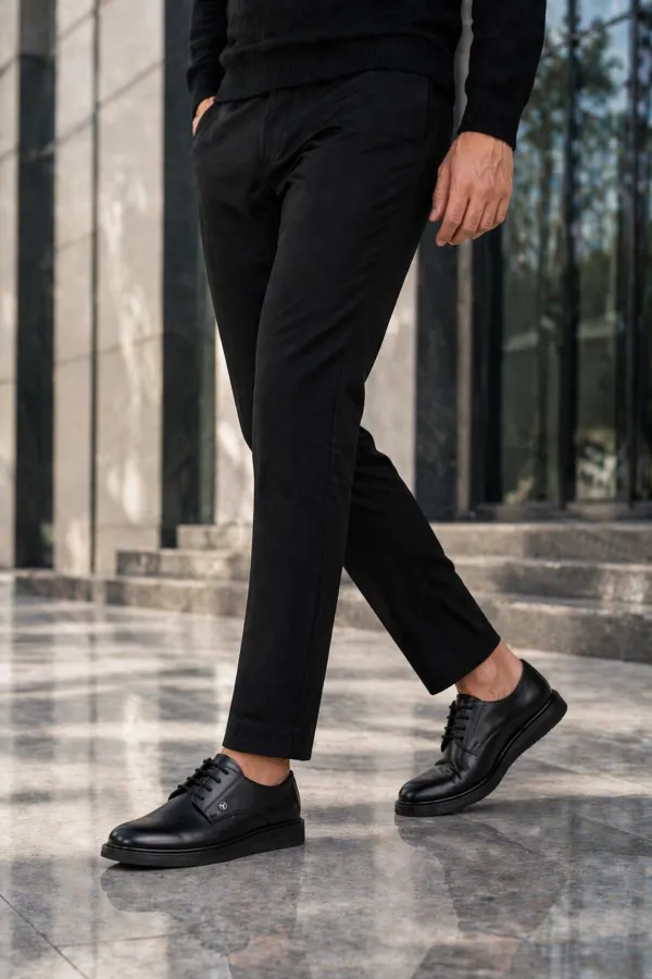 Chaussures décontractées classiques pour hommes Muggo EDWIN à lacets et semelle confortable