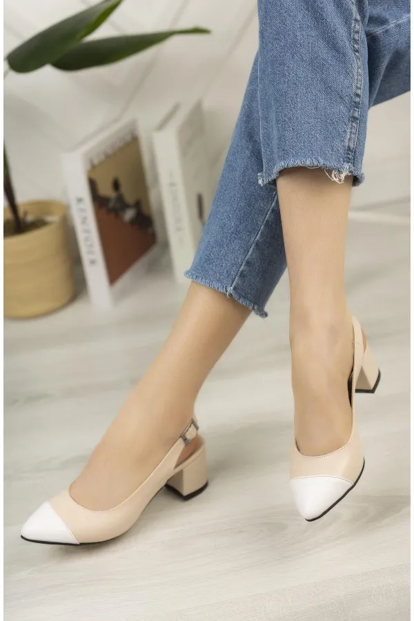 Muggo Lady Garantili Kadın Günlük Topuklu Ayakkabı