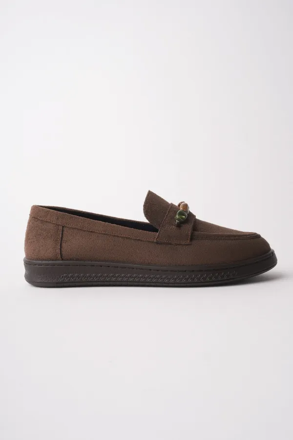 Mocassins décontractés en daim à détails perlés pour femmes Muggo AUREVA