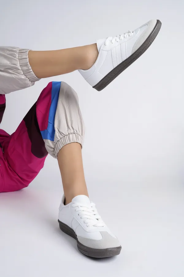 Chaussures de sport Muggo GORDON unisexes orthopédiques à lacets, garanties pour la marche et la course au quotidien.